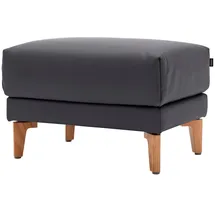 creation by rolf benz Hocker CR.450 Naturleder 63 x 45 x 48 cm Schwarz