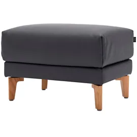 creation by rolf benz Hocker CR.450 Naturleder 63 x 45 x 48 cm Schwarz