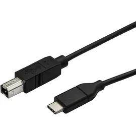 Startech StarTech.com USB-C auf USB-B Druckerkabel - St/St - 0,5m - USB 2.0 - USB C zu USB B Kabel - USB Typ C Druckerkabel