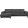 OTTO home Ecksofa OTTO HOME "Polsterecke Oland, Struktur, Flachgewebe, Luxus-Microfaser, Boucle", grau (anthrazit), B:280cm H:85cm T:152cm, Struktur weich (100% Polyester);Luxus-Microfaser (100% Polyester);Webstoff (100% Polyester), Sofas, Ecksofa, L-Form, 280 cm,