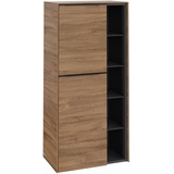 Villeroy & Boch Subway 3.0 Mittelschrank C59801RH 57,4x120x36,2cm, Schanier links/Griff Volcano black, Kansas oak