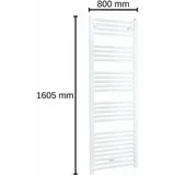 Evenes Bad- und Handtuch-Heizkörper gerade Typ Jessica, 1605X800 mm weiß Heizkörper