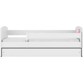raumhirsch furniture Kinderbett mit Motiv Pferd 80 x 180 cm Holzwerkstoff weiß