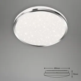 Briloner Acorus 1 rund Chrom 28 x 7 cm