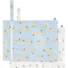 Lässig Nasstasche 2 Stück/Wet Bag Happy Fruits Lemon