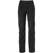 Vaude Farley Stretch Capri T-Zip III Hose Damen Schwarz 34