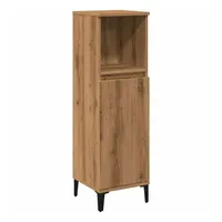 VidaXL Badschrank Artisan-Eiche 30x30x100 cm Holzwerkstoff