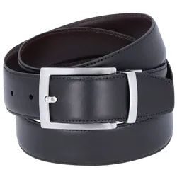 AIGNER Business Wendegürtel Leder individuell kürzbar schwarz