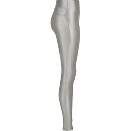 URBAN CLASSICS Shiny Metallic Leggings Dark Silver XS