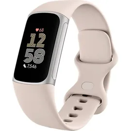 Fitbit Charge 6 porcelain/aluminium silber