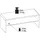 CARO-Möbel Couchtisch Grau, Holzwerkstoff, Mode, 100x40x40 cm, Wohnzimmer, Wohnzimmertische, Couchtische