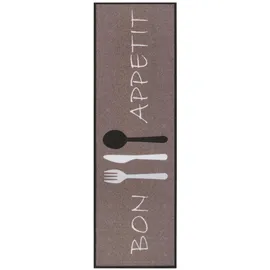 HANSE HOME Bon Appetit Cutlery Küchenläufer 50 x 150 cm Braun/Weiß