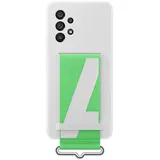 Samsung Silicone Cover Strap für Galaxy A53 5G | Back Cover, Handy-Hülle, stoßfest, Schutz Case, White - 6,5 Zoll
