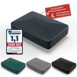 qualinos Doppelstabmattenzaun 60 x 300 cm Silber/Kunststoff
