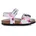 Jungen Mädchen Girl Sandal White/FLUOFUCHSIA 21 EU