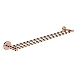 Grohe Essentials Doppel-Badetuchhalter 40802DA1 60cm, verdeckte Befestigung, warm sunset