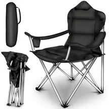 TRESKO Campingstuhl CPS-005 Schwarz