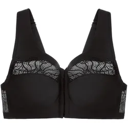 GLAMORISE MagicLift Vorderverschluss-BH für natürliche Form - Schwarz Unterwäsche   Damen 