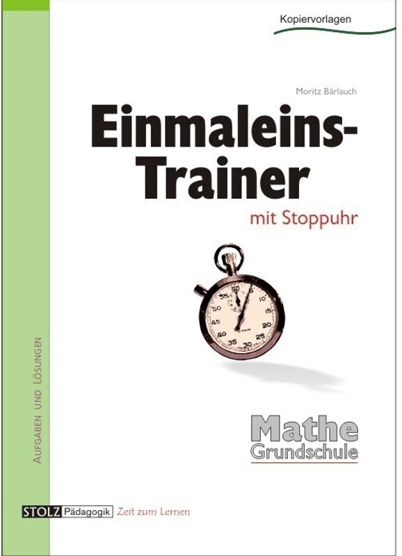 Einmaleins-Trainer Mit Stoppuhr - Moritz Bärlauch, Geheftet
