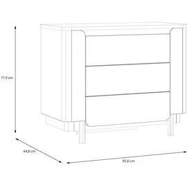 Sofa.de Kommode ¦ creme ¦ Maße (cm): B: 95,6 H: 77,9 T: 44.8