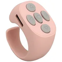 Tik Tok Bluetooth-Fernbedienung Page Turner, Tiktok Wireless Scroll Remote, Wiederaufladbar, Ring-Design Tiktok Bluetooth-Fernbedienung Remote Photograph Page Turner(rosa)