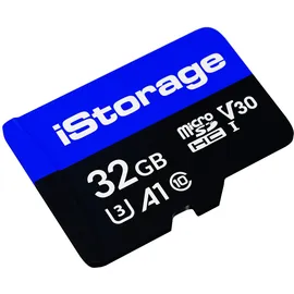 Istorage microSD Card 32GB, Encrypt Data stored on iStorage microSD Cards Using datAshur SD USB Flash Drive, Compatible with datAshur SD Drives only