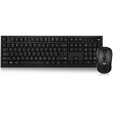 Act Tastatur RF Wireless QWERTY US International Schwarz (AC5700)