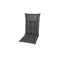 GO-DE Sesselauflage 120 x 50 x 7 cm anthrazit