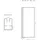 FA-Bausysteme Walk-In Glas Dusche Gestreift 90 cm