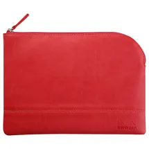 Rhodia Rhodiarama Etui aus Kunstleder Reißverschluss, 16x22 cm Koralle 116645C