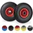Relaxdays Sackkarrenrad 2er Set Rot/Schwarz