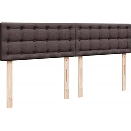 vidaXL Boxspringbett 180 x 200 cm Dunkelbraun