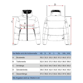 Navahoo Winterjacke Sternschnüppchen aubergine M