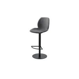 Mayer Sitzmöbel Barhocker 46 x 50 cm Anthrazit/Schwarz