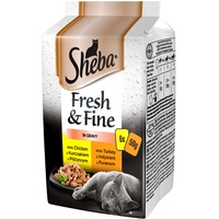 Sheba Fresh & Fine Geflügelgerichte 50g x 6 (multipack
