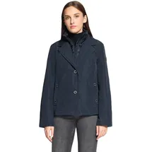 Amber & June Übergangsjacke mit abnehmbarem Westenteil in dunkelblau, | Gr.: 40