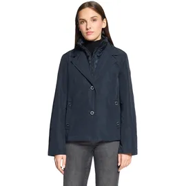 Amber & June Übergangsjacke mit abnehmbarem Westenteil in dunkelblau, | Gr.: 40