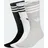 adidas 3-Streifen High Crew Socken 3 Paar Weiß/Schwarz 37-39