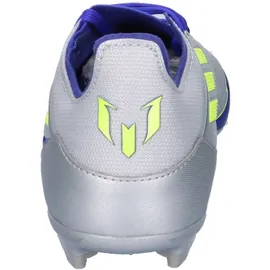 adidas Kinder Fussballschuhe F50 ELITE FG J MESSI IH0921 37 1/3 - Silver Met./Solar Yellow/Blue - 37 1/3