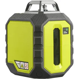 RYOBI Kreuzlinienlaser 360° 25 m, grün, selbstnivellierend