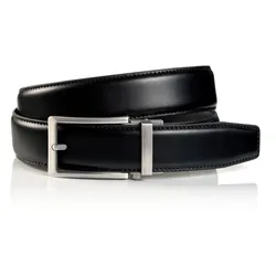 Ledergürtel MONTI, Damen, Gr. 100, schwarz, Obermaterial: 100% Rindsleder, Gürtel, 3,5 cm breit, Klassisch-Business, Automatikschließe - Passt immer