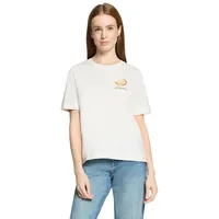 Cartoon Kurzarmshirt Weiß 42