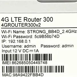 Strong 300V2 4G LTE WLAN Router
