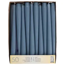 Papstar Leuchterkerzen 25 cm 50 St. arktikblau