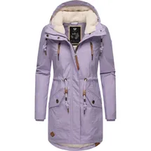 Ragwear Wintermantel "Elsie", Damen, Gr. S (36), lila (lavendel), Außenmaterial: 65% Polyester, 35% Baumwolle. Innenfutter: 100% Polyester. Wattierung: 100% Polyester, tailliert ca.