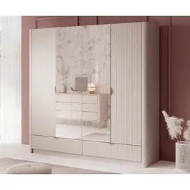 ax living Aufbewahrung Schrank Vespasia 213 x 208,4 x 0 cm Beige