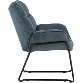 Mr. Deko Loungesessel Aliano Polyester 72 x 76 x 67 cm Blau