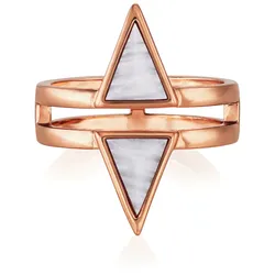 Buckley London Ring Messing rotvergoldet