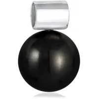 Nenalina Bead Anhänger schwarz / Silber