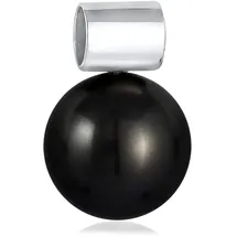 Nenalina Bead Anhänger schwarz / Silber